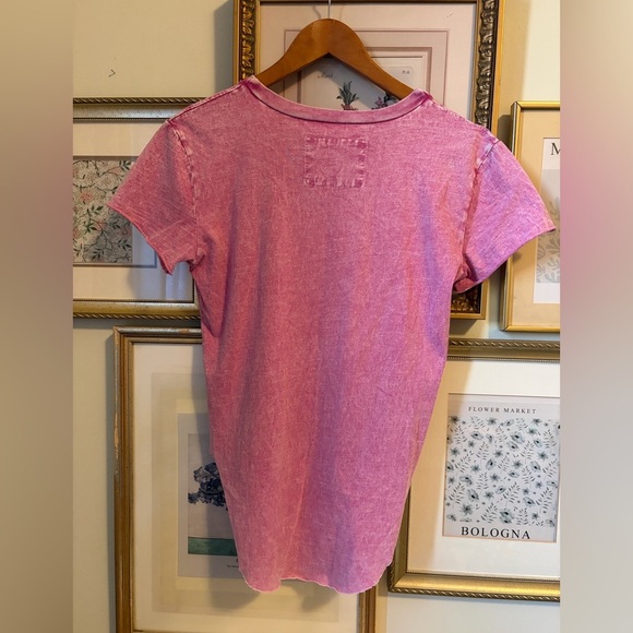 Frank & Eileen Theo Perfect Tee Heritage Jersey Mineral wash Pink XS - Picture 5 of 10
